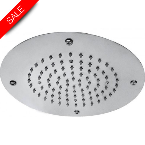Just Taps - Inox Ceiling Mounted Overhead Shower, 300mm