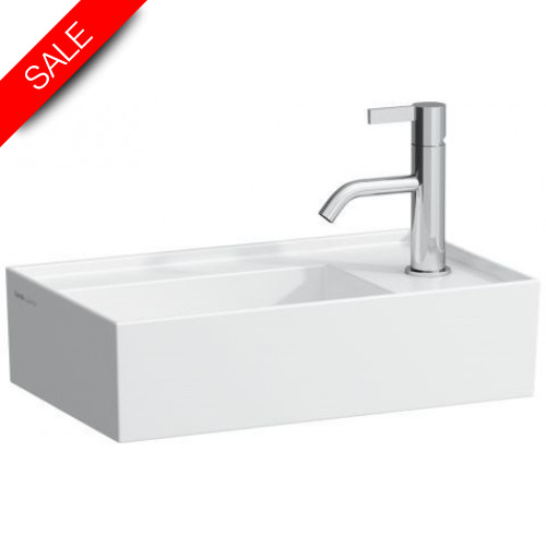 Kartell Small Washbasin, Asymmetric Right 460 x 280mm