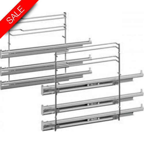 Boschs - Serie 8 Triple Level Telescopic Shelf Rails Set