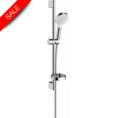 Crometta Shower Set Vario With Shower Bar 65cm & Soap Dish