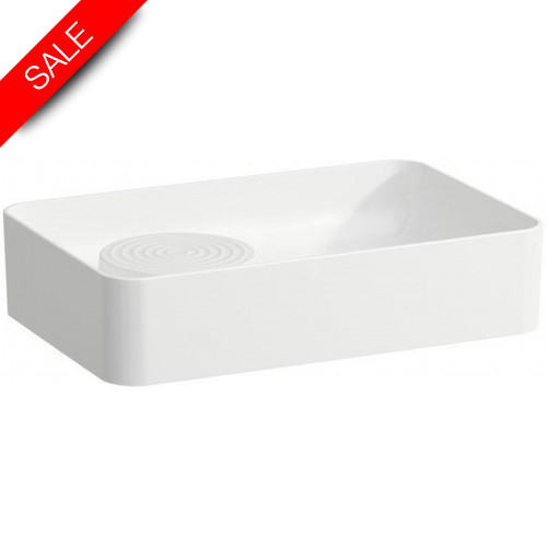 Laufen - Val Washbasin Bowl, With Islet 550 x 360mm