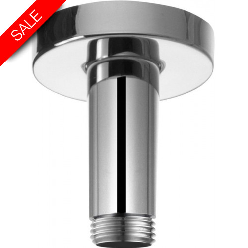 Elegance Shower Holder For Ceiling With Round Wall Element