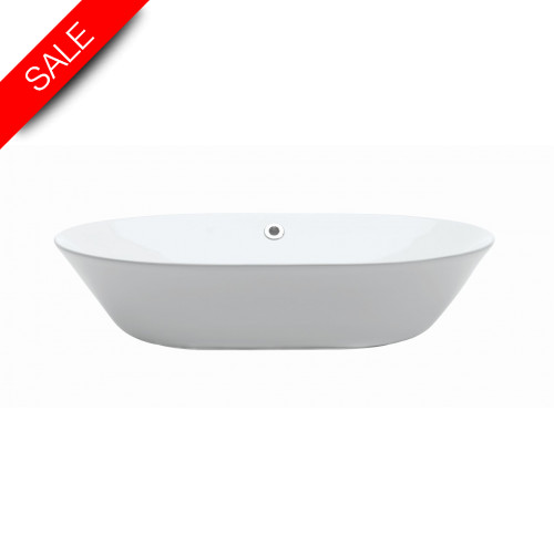 Navarre Counter Basin With Overflow 590 x 420mm