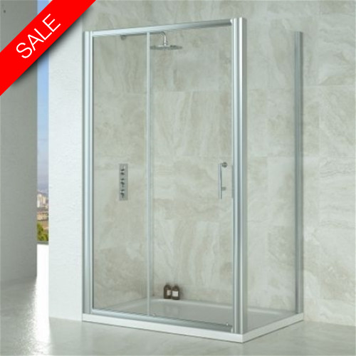 Saneux - Wosh Slider Shower Door 1600mm
