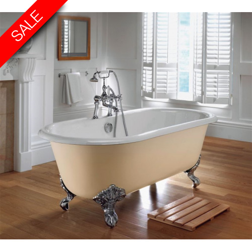 Imperial Bathroom Co - Bentley Double Ended Bath 2TH, Imperial Feet