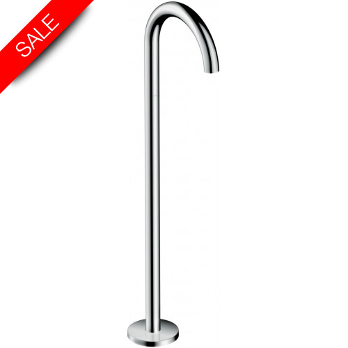 Uno Floorstanding Bath Spout Curved