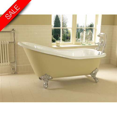 Imperial Bathroom Co - Ritz Slipper Bath 1540, 0 Tap