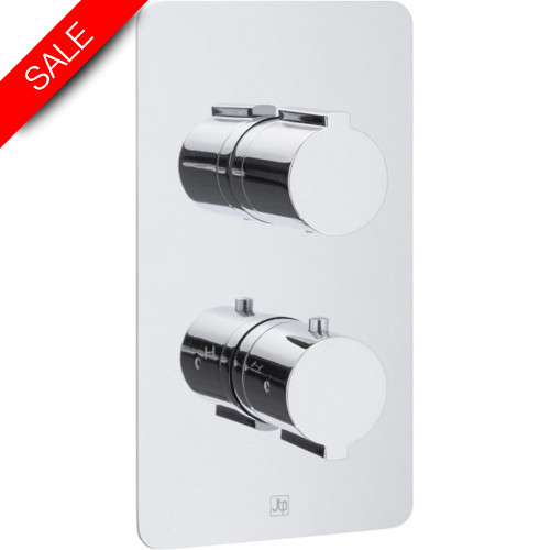 Just Taps - Curve Thermostatic Concealed 1 Outlet Shower Valve