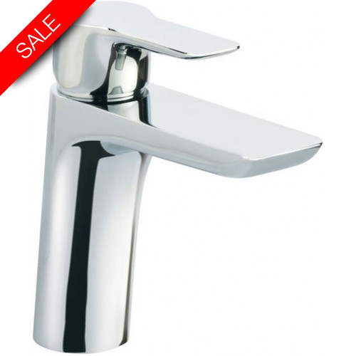 Just Taps - Amore Mini Single Lever Basin Mixer Without Pop Up Waste