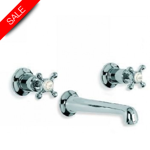 Lefroy Brooks - Classic Connaught Concealed 3 Hole Basin Mixer
