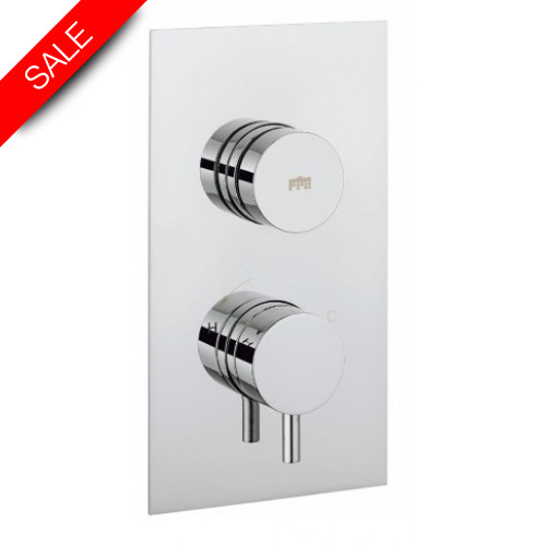 Crosswater - Dial Thermostatic Valve 1 Control With Kai Lever Trim