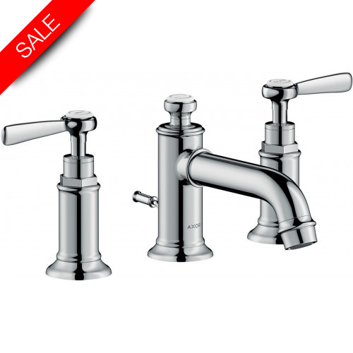 Hansgrohe - Bathrooms - Montreux 3-Hole Basin Mixer 30, Lever Handles & Pop-Up Waste