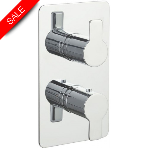 Amore Thermostatic Concealed 2 Outlet Shower Valve