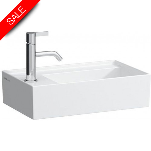 Laufen - Kartell Small Washbasin, Asymmetric Left 460 x 280mm