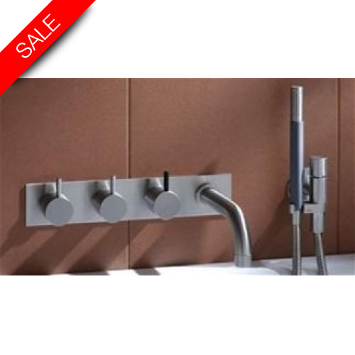 Vola - 2 Piece Handle NR17, Handle NR19G, 160mm Fixed Spout 010C
