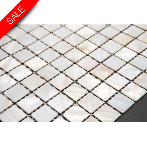 Shell Tile, 2.0cm Mosaic Sheet (Price Per Sheet)