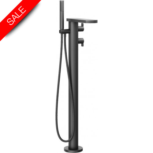 Wisp Thermostatic Bath Shower Mixer Floor Standing With Kit