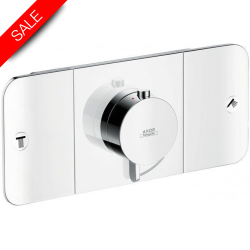 Hansgrohe - Bathrooms - One Thermostatic Module For Concealed Inst For 2 Functions