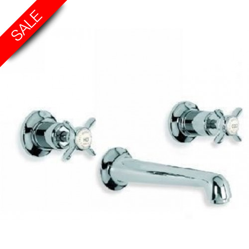 Classic Concealed 3 Hole Basin Mixer