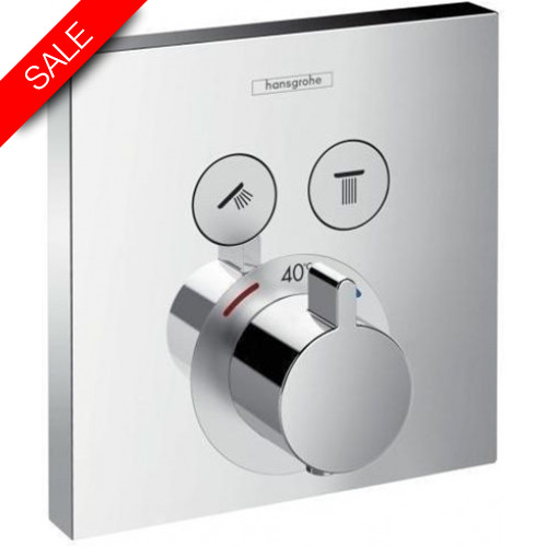 ShowerSelect Thermostat For Concealed Inst For 2 Functions
