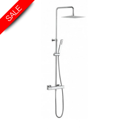 Atoll Square Exposed Thermostatic Shower Valve