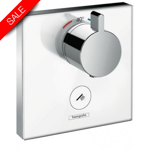 Hansgrohe - Bathrooms - ShowerSelect Glass Thermostat Highflow For Concealed Inst