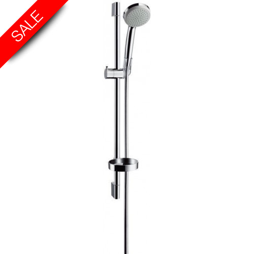 Hansgrohe - Bathrooms - Croma 100 Shower Set Mono With Shower Bar 65cm & Soap Dish