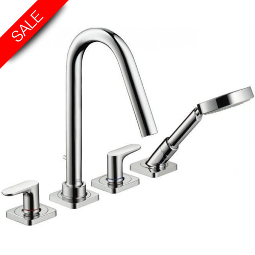 Hansgrohe - Bathrooms - Citterio M 4-Hole Tile Mounted Bath Mixer With Lever Handles