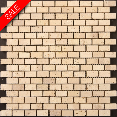 Rectangular Tile, 3.0 x 1.5cm Mosaic Sheet (Price Per Sheet)