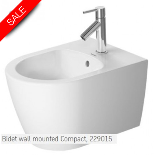 Duravit - Bathrooms - ME by Starck Bidet Wall Mounted 480mm Compact, 1TH