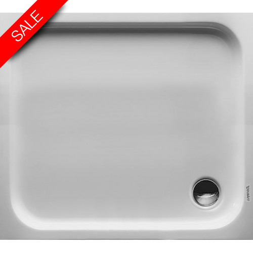 Duravit - Bathrooms - D-Code Shower Tray 1000x900mm Rectangle Outlet Diam 90mm