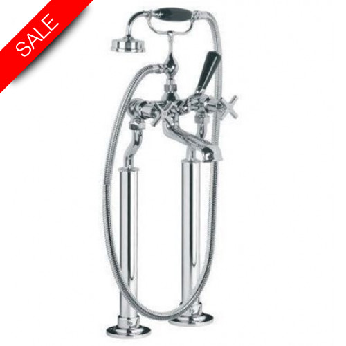 Lefroy Brooks - Mackintosh Bath Shower Mixer With Standpipe Sleeves