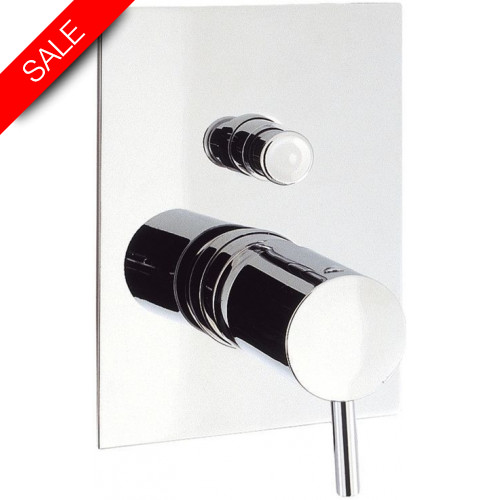 Crosswater - Kai Lever Manual Shower Valve With Diverter, Recessed