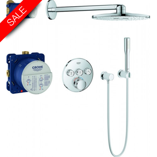 Grohe - Bathrooms - Grohtherm SmartControl Perfect Shwr Set Rainshower 310 Round