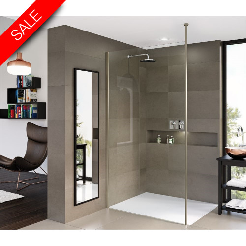 Matki One Wet Room Panel 1400mm With Ceiling Brace