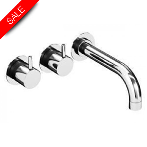 Vola - 2 Piece Handle NR17, 160mm Fixed Spout 010C