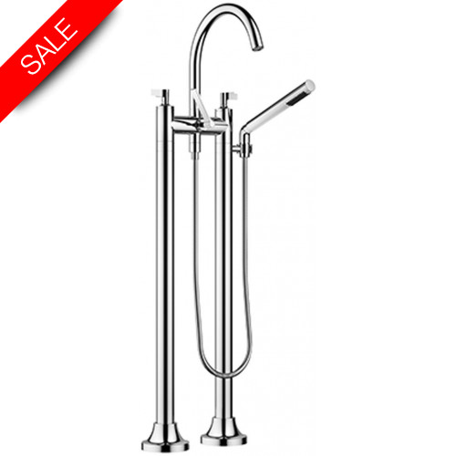 Vaia Two-Hole Bath Mixer For Free-Standing Assembly