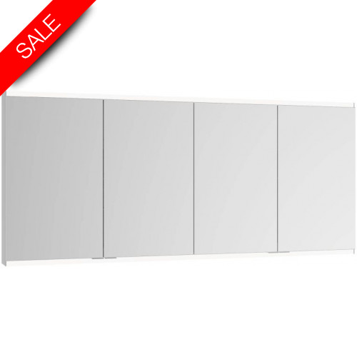 Royal Modular 2.0 Mirror Cabinet, With Light, 4 Doors