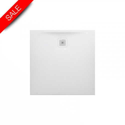 Laufen - Marbond Shower Tray-Square 900x900mm Drain On Side