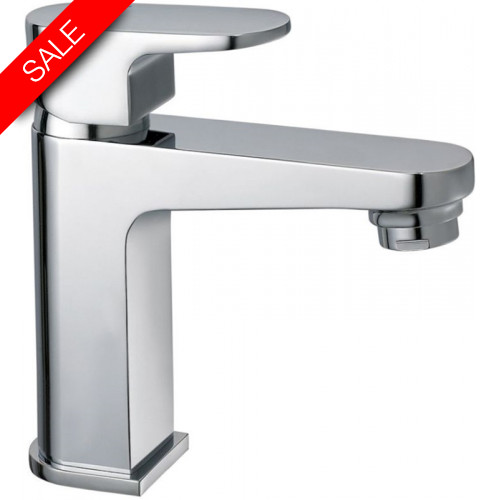 Just Taps - Base Mini Basin Mixer With Click Clack Waste