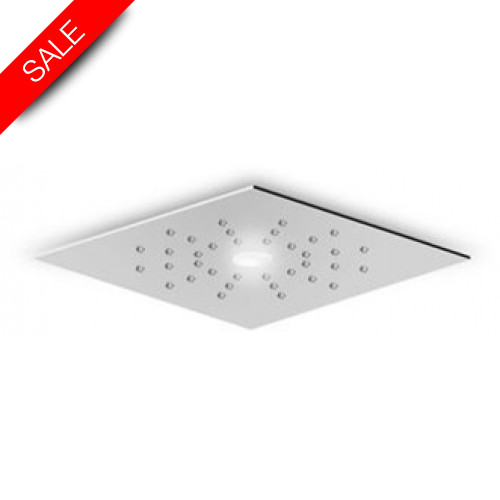 Zucchetti - Ceiling Showerhead 170 x 170mm With LED Light