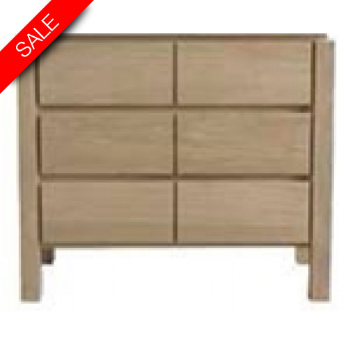 Easy Basin Unit With 3 Drawers 120x46.5cm