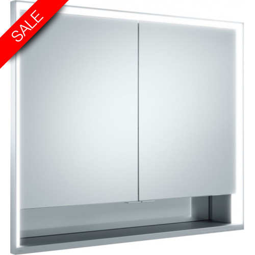 Keuco - Royal Lumos Mirror Cabinet 2 Door, Recessed 900x735x165mm