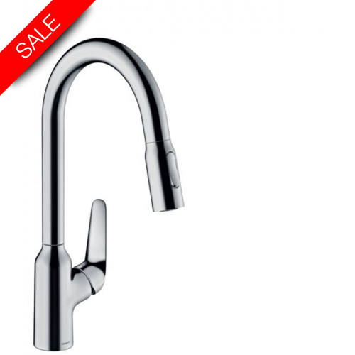 Hansgrohe - Bathrooms - Focus M42 Single Lever Kitchen Mixer 220 Pull-Out Spray 2Jet