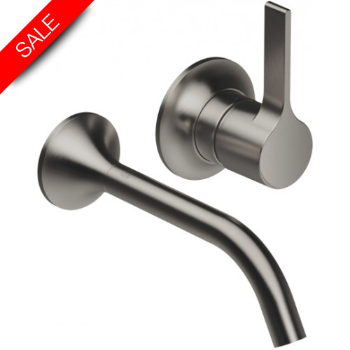 Vaia Wall-Mounted Single-Lever Basin Mixer Without Waste
