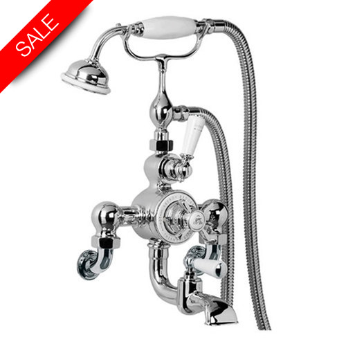 Lefroy Brooks - Godolphin Wall Mounted Themostatic Bath Shower Mixer