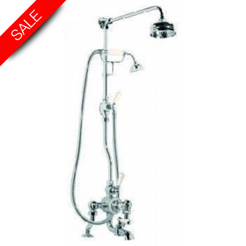 Godolphin Deck Mounted Thermostatic Bath Shower Mixer