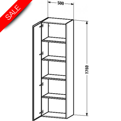 L-Cube Tall Cabinet 1760x500x363mm 1 Door