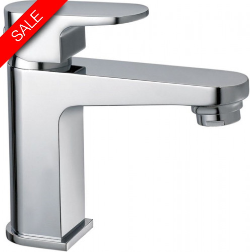 Just Taps - Base Basin Mixer With Click Clack Waste