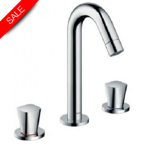 Hansgrohe - Bathrooms - Logis 3-Hole Basin Mixer 150 With Pop-Up Waste Set